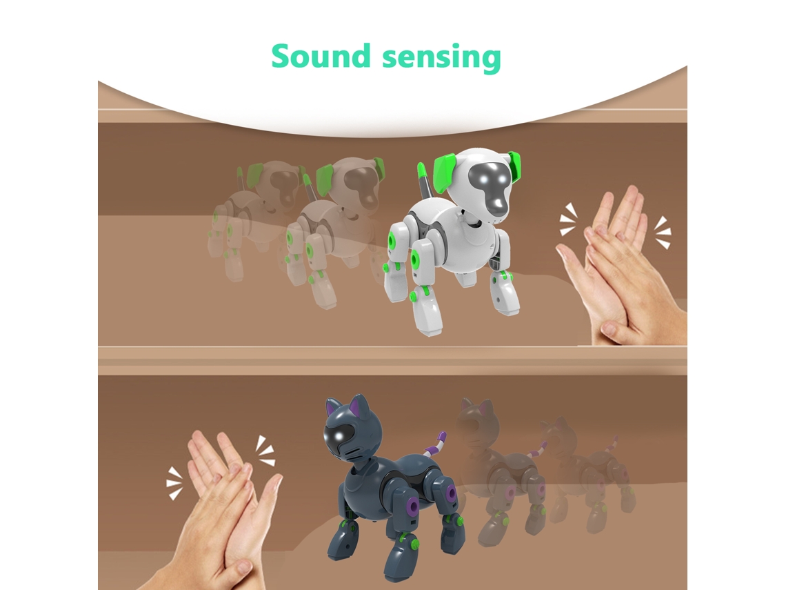 Brinquedo De Gato Robô Para Crianças Diy Interativo Inteligente Educativo Presente Para Meninos E Meninas