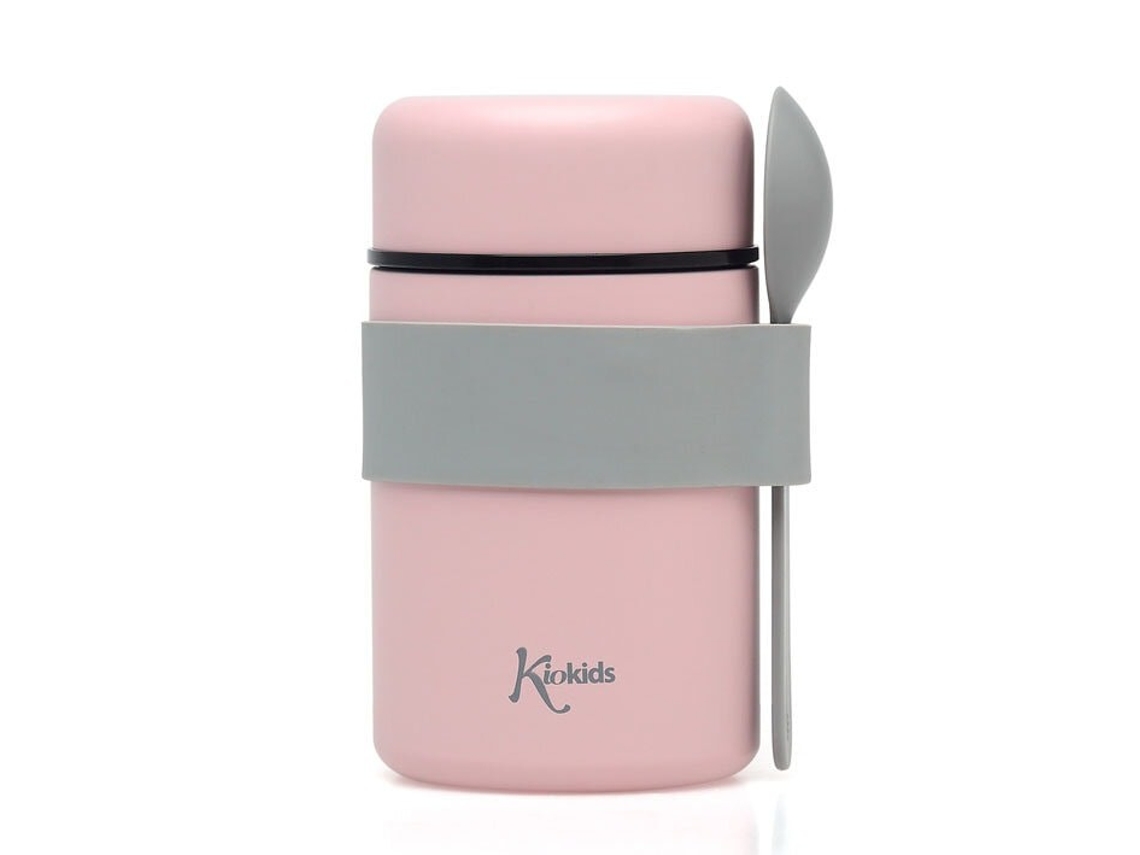 Garrafa Térmica Papillon de Aço Inoxidável com Colher KIOKIDS
