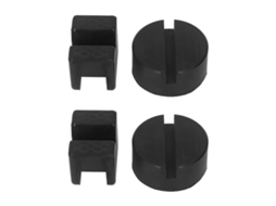 4 Piezas De Jack Pad Tipo V Redondo De Goma 2-4t Herramienta Universal Para Automoción
