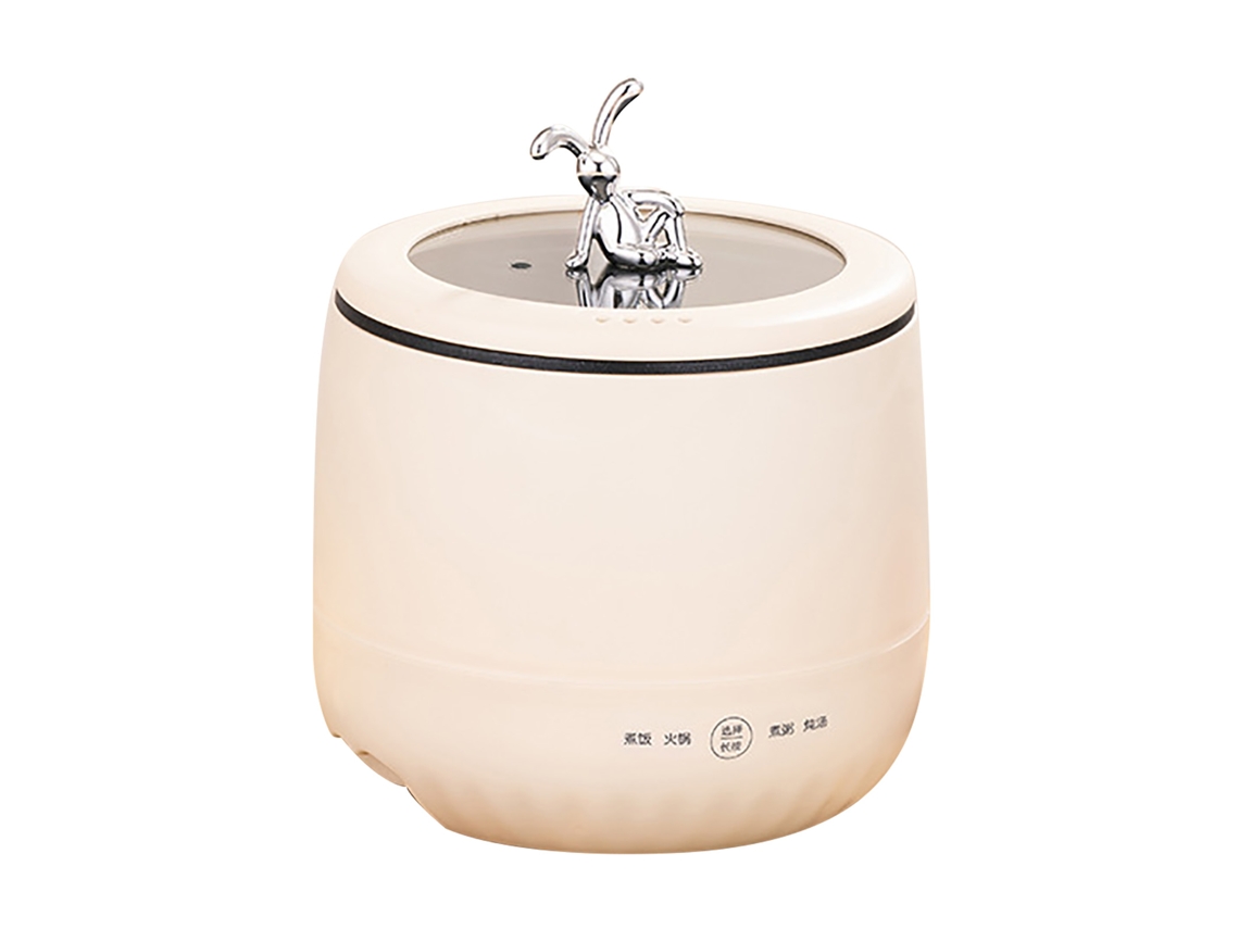 Panela de arroz elétrica mini 1.8l, inteligente, antiaderente, para arroz, sopa, farofa, guisados | S/MARCA