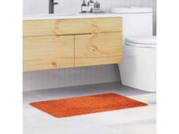 Vidaxl Tapete De Banho Antiderrapante Laranja 60 X 90 Cm Pp