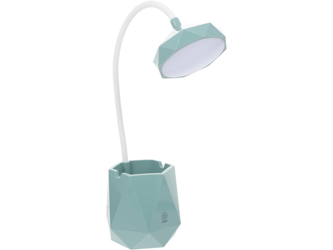 Luminária De Mesa Inteligente Dobrável Com Proteção Para Os Olhos, Porta-canetas Integrado E Carregamento Usb.