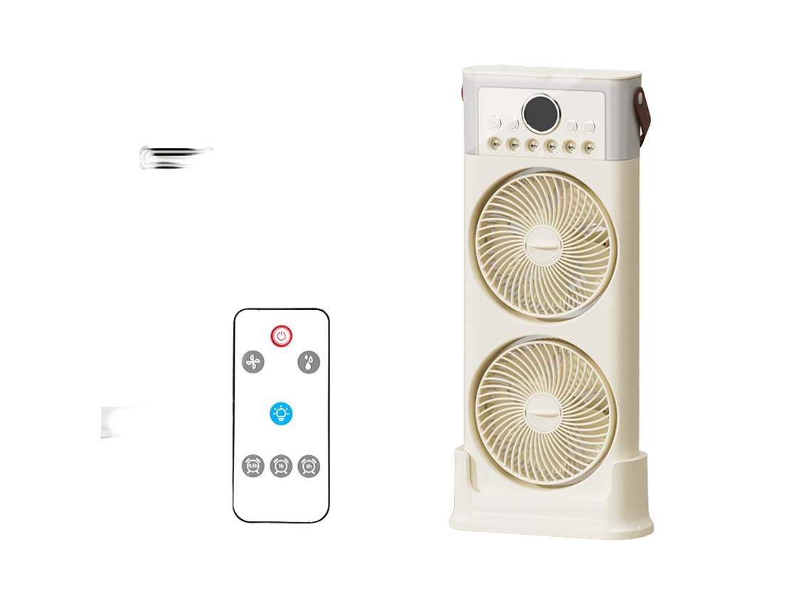 Ventilador Multifuncional Laxiscreed Com Aspersor, Arrefecimento E Controlo Remoto Para Escritório E Dormitório