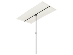 Garden Parasol, Garden Parasols Vidaxl Branco Tecido (180 X 110 Cm)
