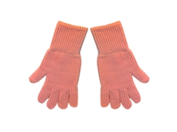 Luvas De Inverno Com Design De 2 Dedos Descobertos Em Acrílico Fleece Cor Sólida Luvas Compridas Para Uso Interno E Externo