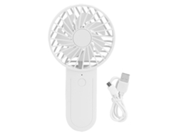 Ventilador Portátil Usb com Gancho Branco Worten