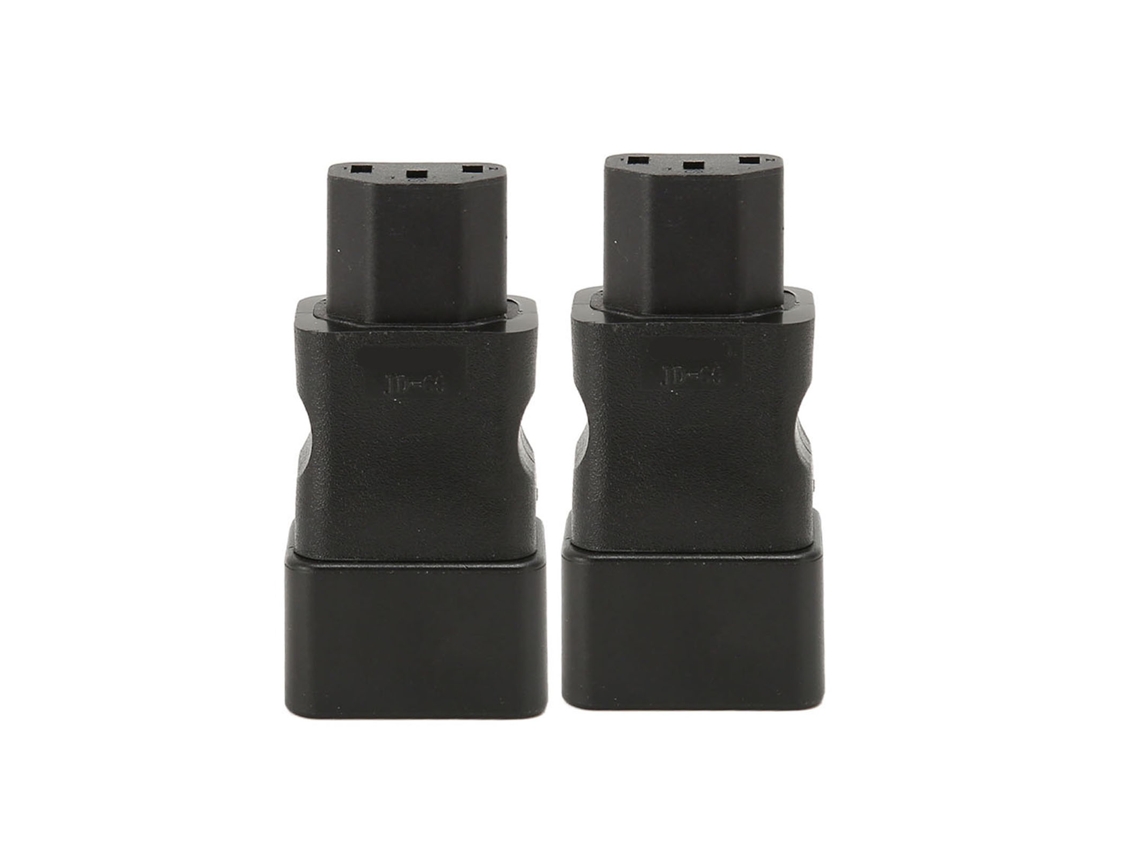 Aetheria 2 Adaptadores de Tomada Iec320 C20 para C13 Plug And Play para Ups Pdu Servidor 4000w