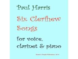 Livro Six Clerihew Songs de Queen's Temple Publications (Inglês)