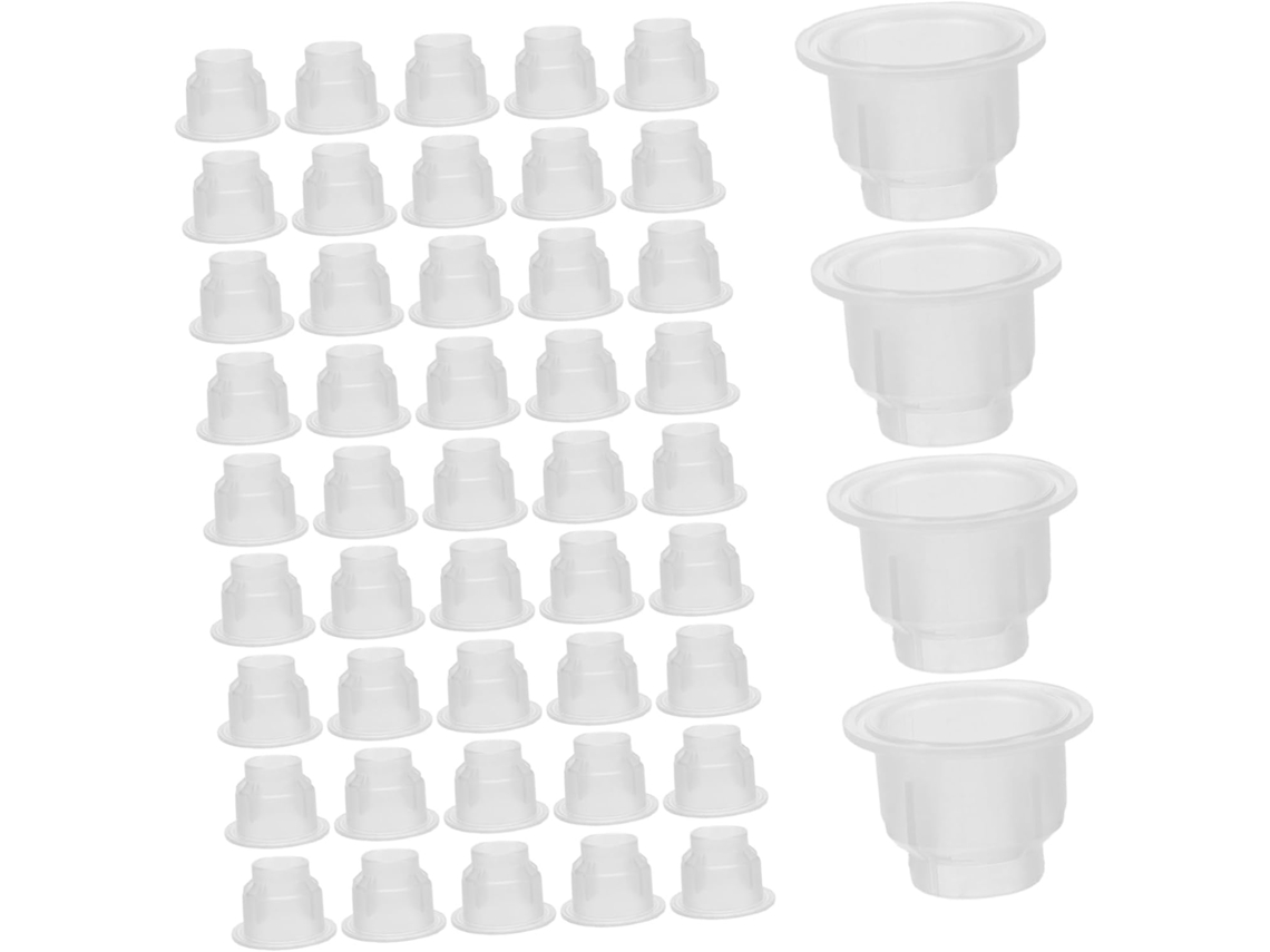 Com 200 Tampas De Reposição Para Frascos De Óleo Essencial Com Conta Gotas, Tampas Transparentes Para Difusores Gokoco