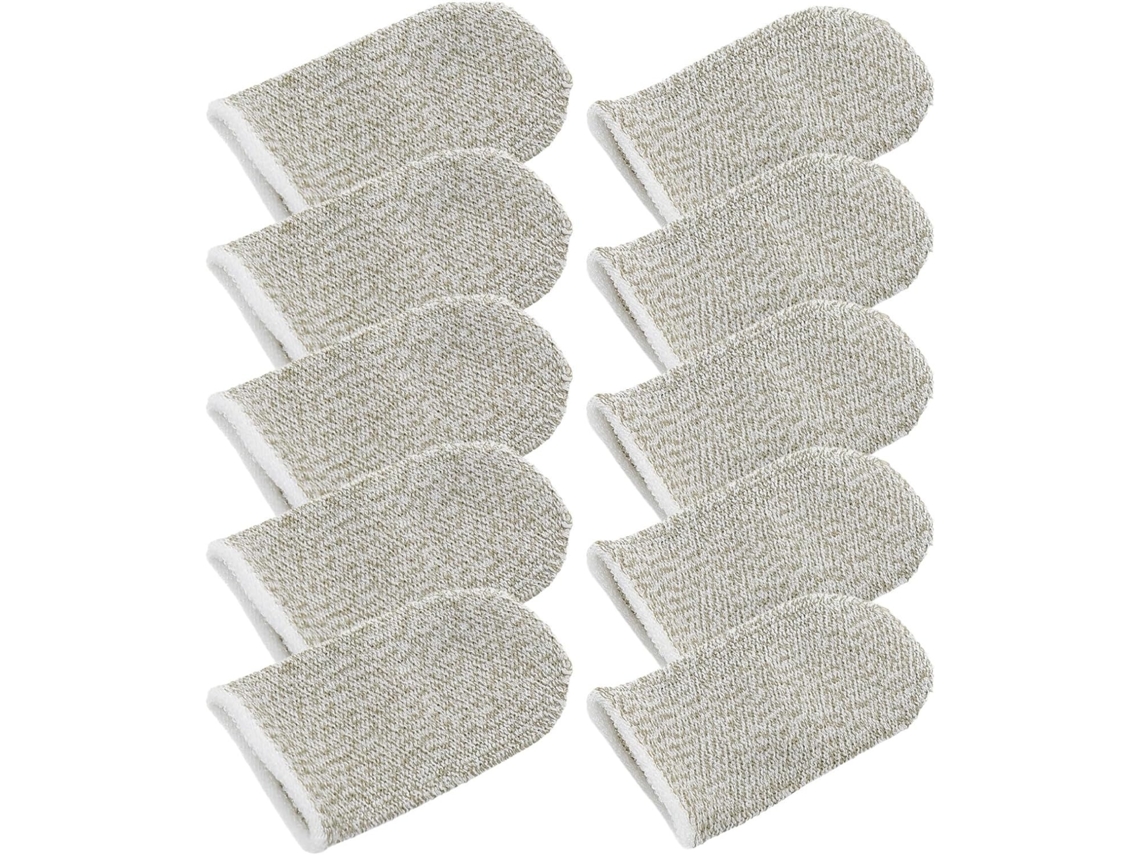 Lurelia Dedeiras Gaming Para Ecrã Tátil Fibra De Prata, Abs, Respirável, Absorção De Suor, Para Gaming Móvel E Ecrãs Táteis