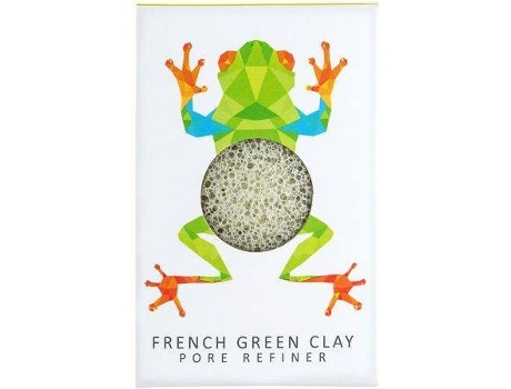 Acessório de Limpeza  Konjac Mini Rainforest Pore Refiner French Green Clay - Tree Frog