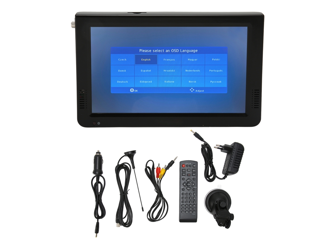 Tv Portátil EOOCOO (10 Polegadas Tft Led 1080p Hd)
