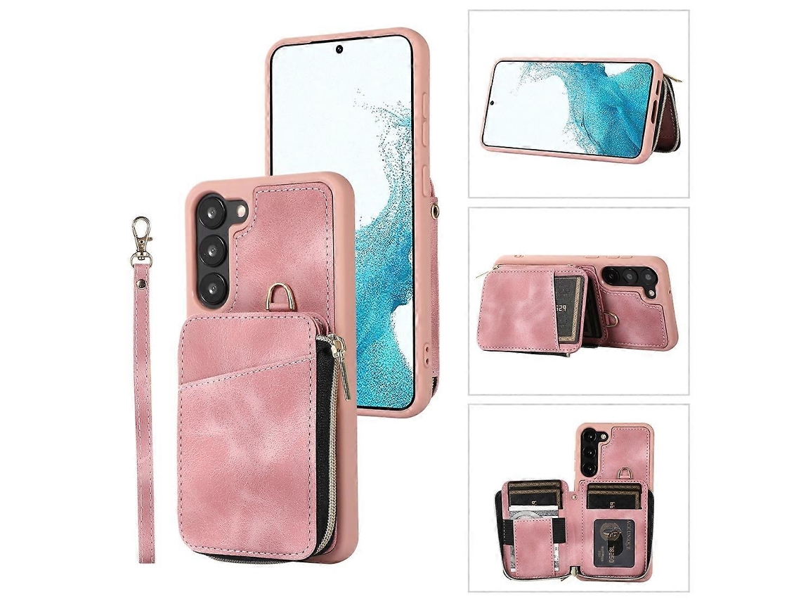 Capa Traseira Com Zíper Para Samsung Galaxy S23+ 5g