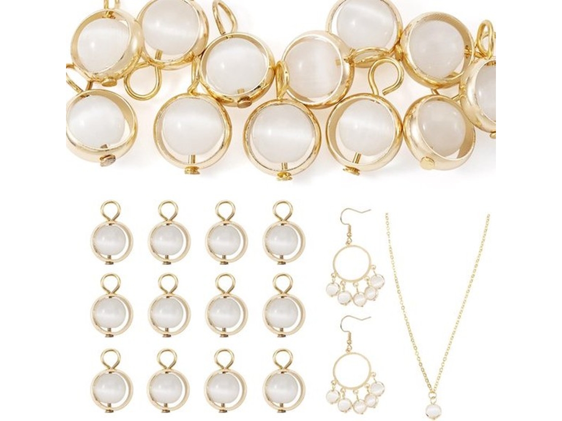Escolha De Ouro - Hangers Com Olho De Cristal Para Fazer Joias