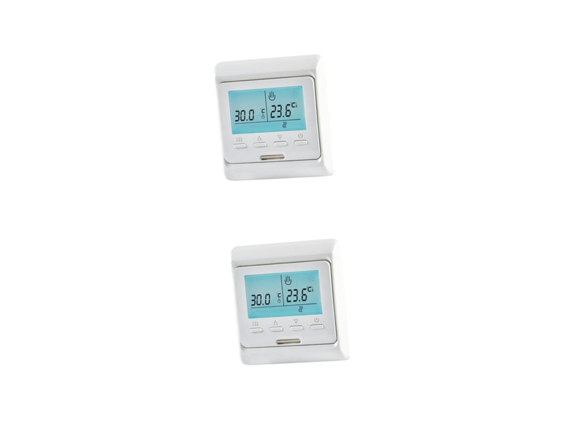 2 Termostatos Inteligentes Para Aquecimento De Piso Programável Para Residências