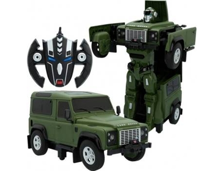 Carro Telecomandado RC  Land Rover Defender (Verde - 405 cm)