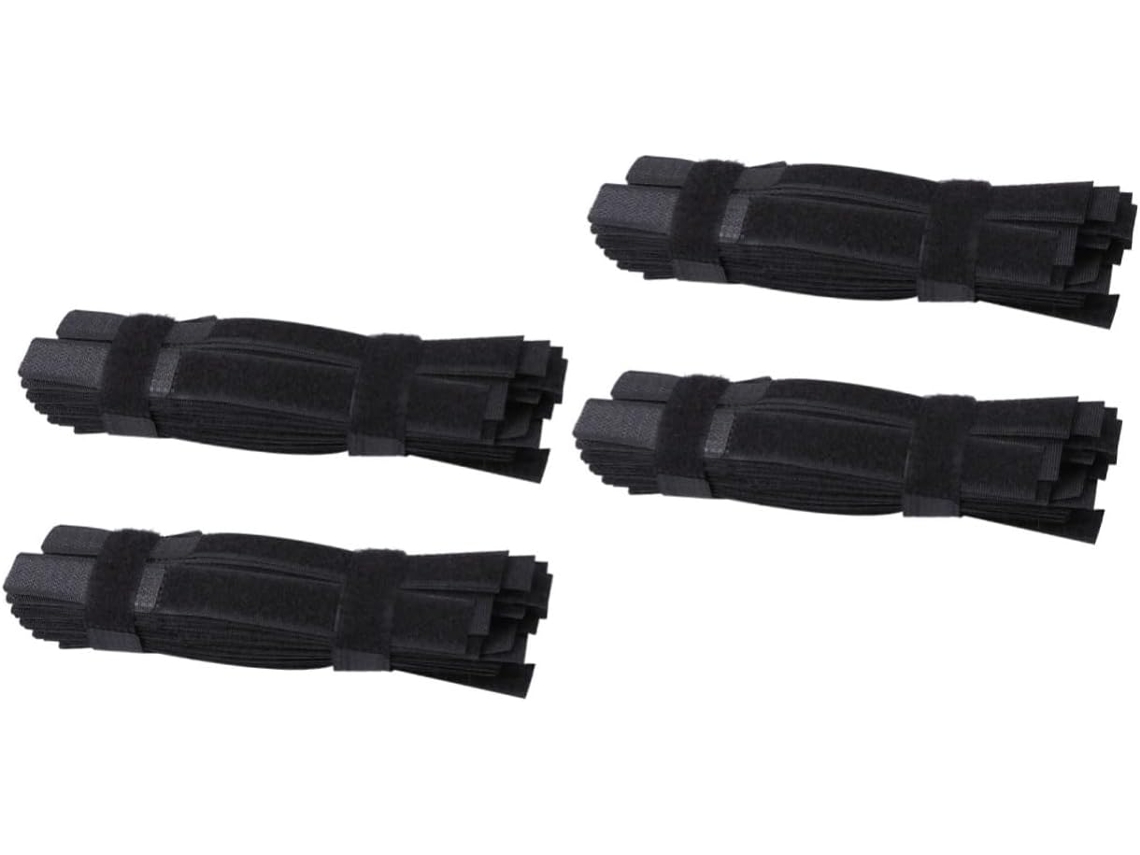 Pacote Com 100 Cabos De Nylon Reutilizáveis (cm X Comprimento) Para Organização.