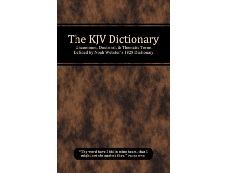 Livro The KJV Dictionary Michael Curtis Lewthwaite, Grant Wayne McComb (Inglês)