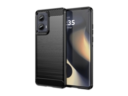 Capa De Celular Tpu Com Textura Escovada De Fibra De Carbono