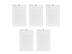 5 Peças De Tapete De Corte Com Adesivo De Fixação Padrão 12x8in Para Silhouette Cameo