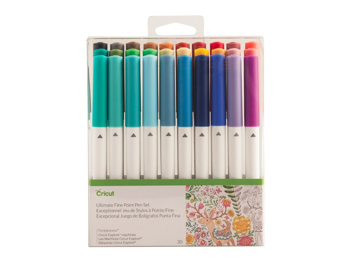 Conjunto de Canetas CRICUT Ultimate Ponta Fina (30un)