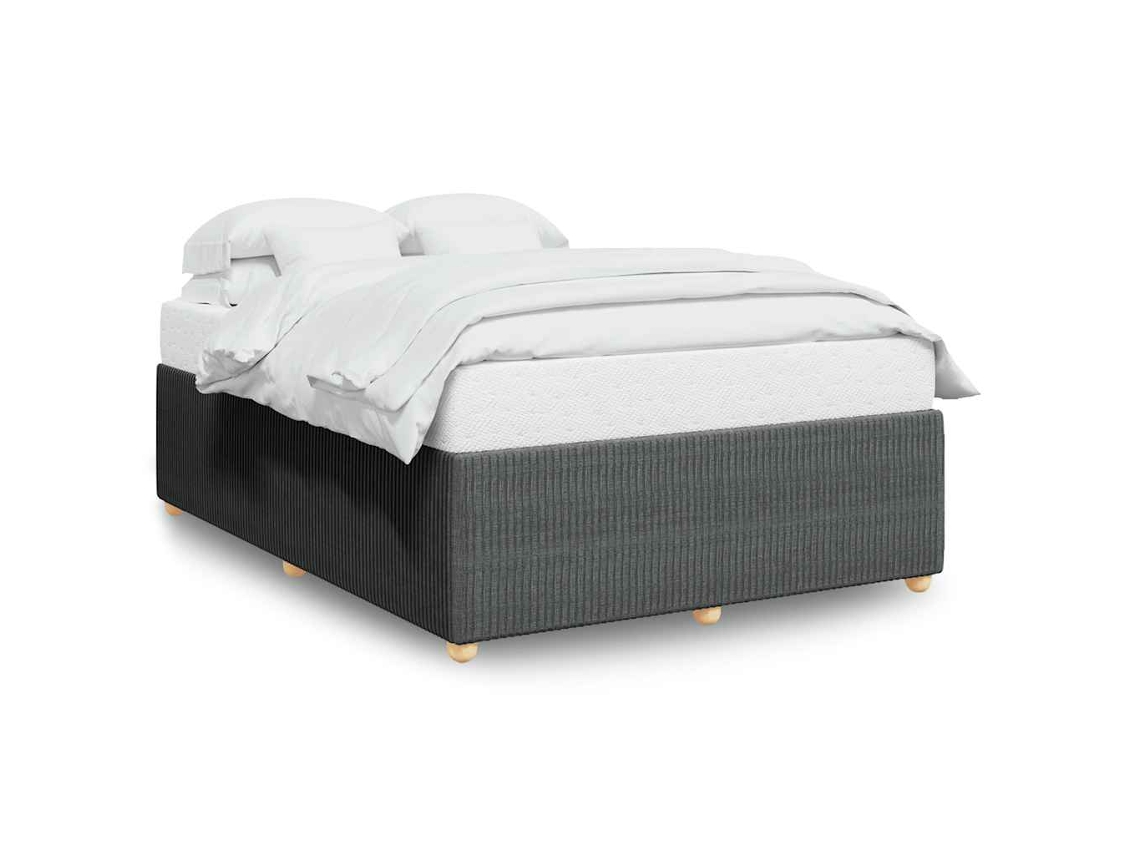 Bed Frame, Bed Frames Vidaxl Cinzeto Tecido (140 X 190 Cm)