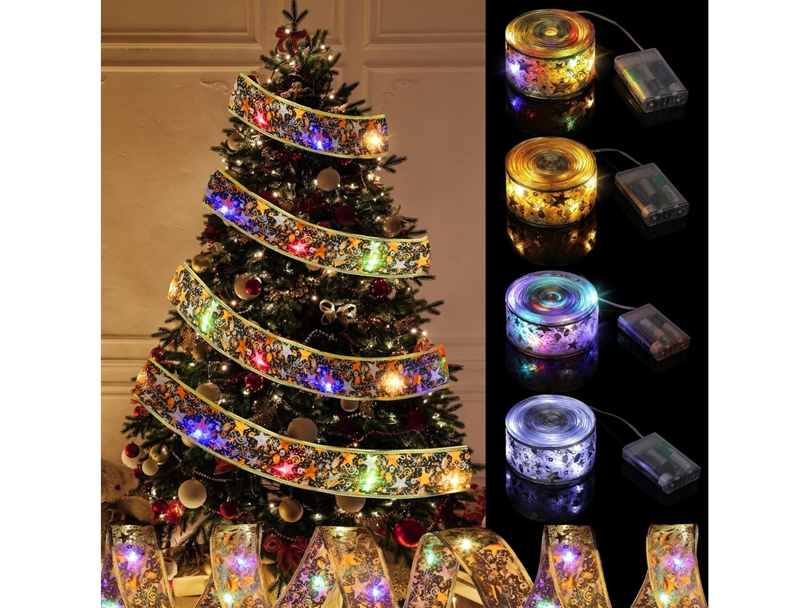 Luzes de Natal Criativas para Fazer Você Mesmo, Fitas Led Flexíveis Alimentadas por Bateria, Baixo Consumo, Moderno, Ergonômico, Uso Diário STELASPLEN