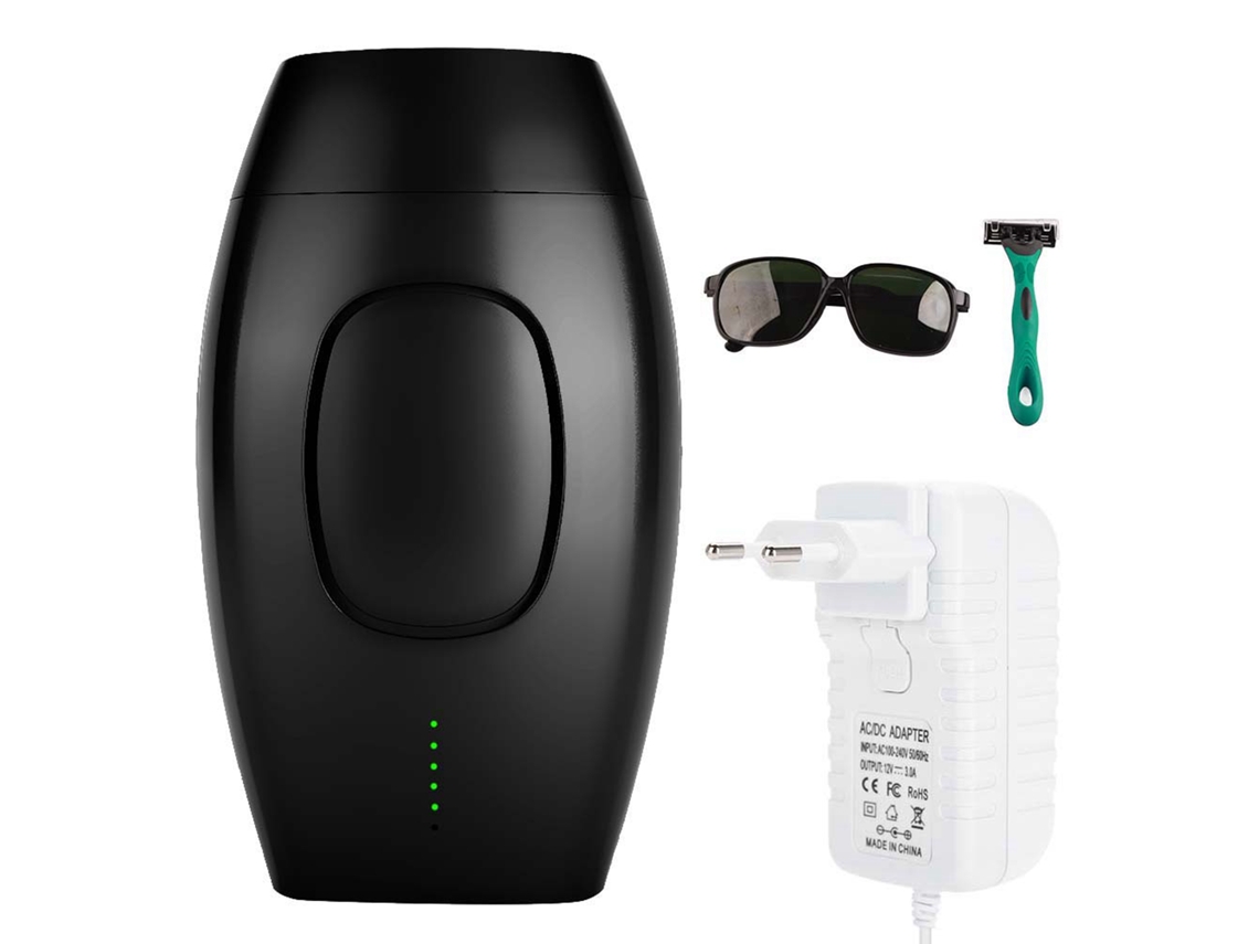 Depilador a laser IPL indolor para o corpo e áreas íntimas, modelo 2026, removedor de pelos pretos.
