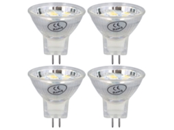 Lâmpada Led Mr11 3w 300lm base de 2 pinos, luz branca quente para spotlight e paisagismo | S/MARCA