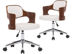 Dining Chair, Dining Chairs Vidaxl Branco Couro Artificial (n/a)