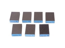 Conjunto De 7 Esponjas De Lijado 36-220 Grits Para Seco Y Mojado Bloque De Lijar Herramienta Para Madera Pulido