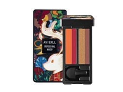 Paleta De Sombra De Olhos Multicolor - Glitter E Matte, À Prova D'água E De Longa Duração, 2 Gradientes, Textura Suave