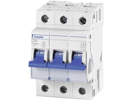 Ls Schalter C25a Dls 6h C25 3 6 Ka 6ka 3 Polig 400v C Charakteristik Dls 6h C25 3 6 Ka Doepke (09914295)