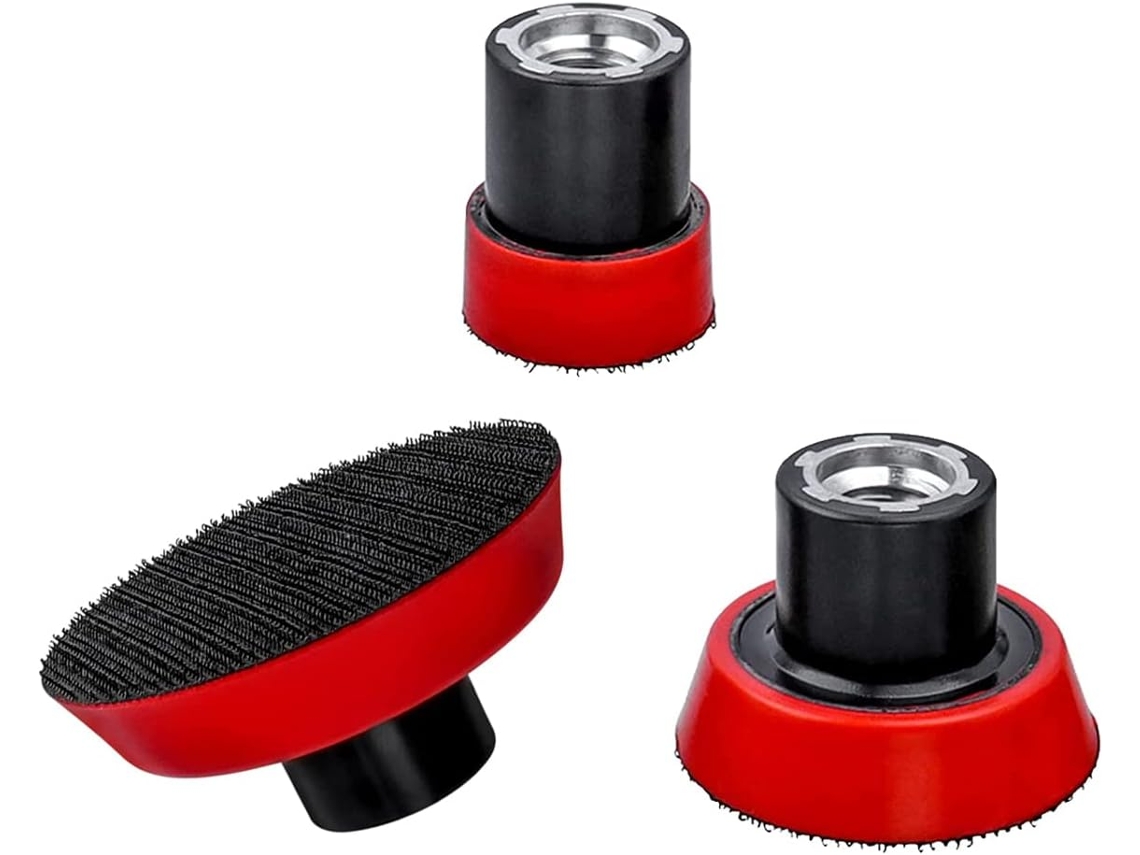 Conjunto de 3 Discos Lixa 25 Mm, 50 Mm e 75 com Velcro M14 BRILVIBERA