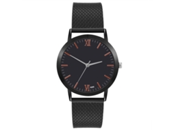 Reloj De Cuarzo Con Correa De Silicona Estilo Casual Para Mujer Parejas Oro