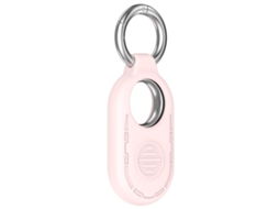 Capa Para Samsung Galaxy Smarttag 2 Location Tracker Protetora De Silicone Portátil Rosa Claro