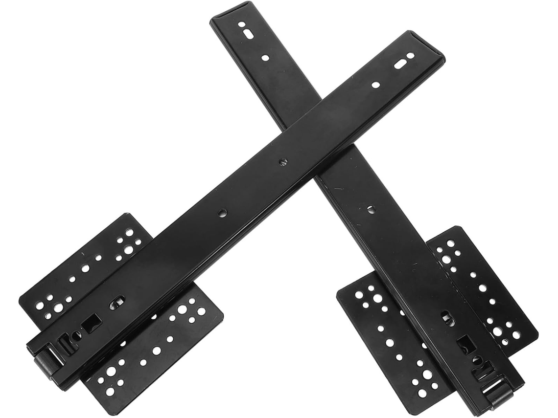 Kallory 2 Peças Corrediças De Gaveta Com Extensão Total, Reforçadas, Para Armários, Gabinetes De Tv E Cômodas, Com