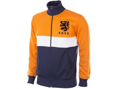 Casaco Copa Pays-Bas 1983 COPA FOOTBALL (Laranja e Azul - S)
