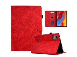 Capa Protetora Halinuia Para Lenovo Xiaoxin Pad 12.1 2025 Estojo De Couro Com Relevo Da Árvore Da Fortuna