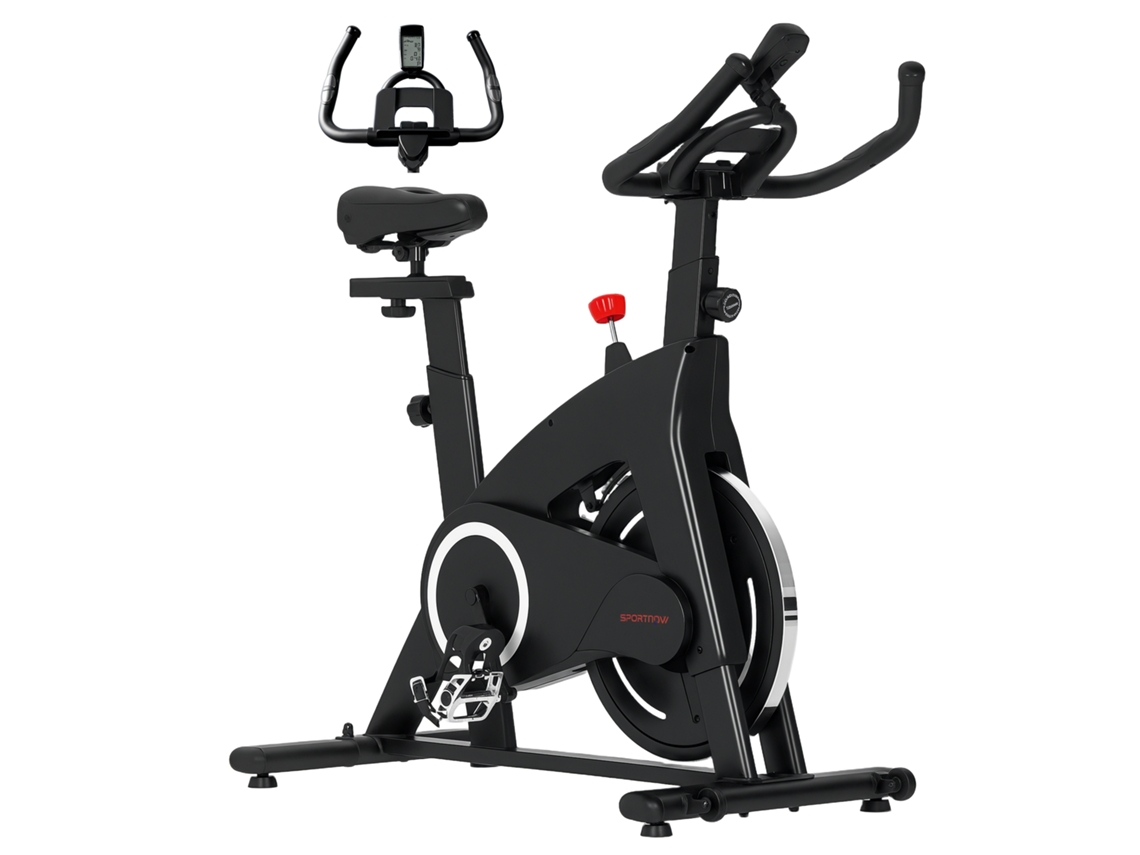 Bicicleta Estática com Volante de 15kg e Ecrã LED 108x53x111cm S/MARCA