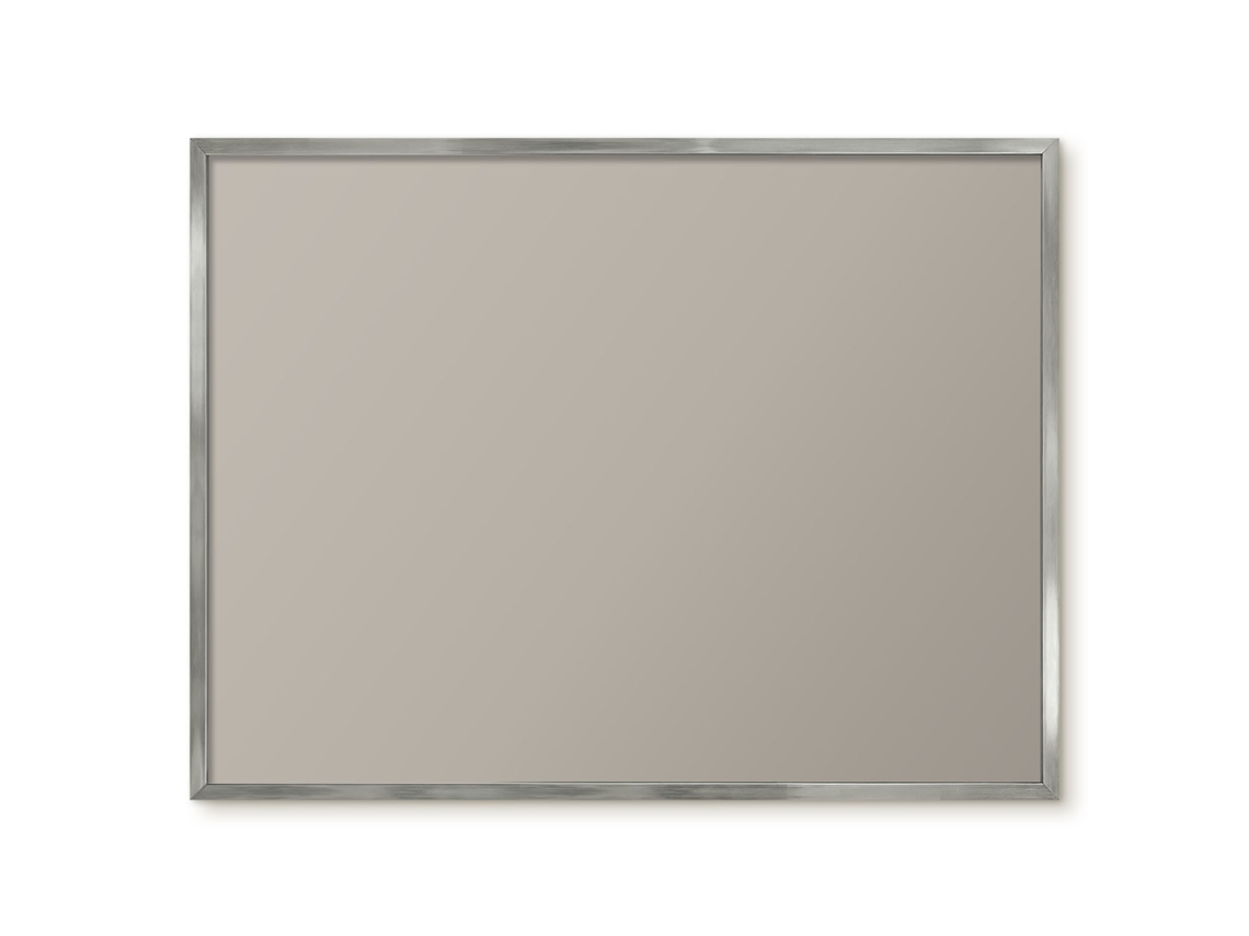 Quadro magnético de parede cinza quente para quarto Espelharte (80x60 cm)