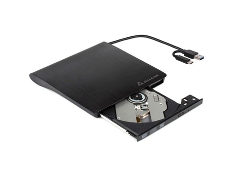 Salcar Leitores E Gravadores Cd Dvd Externo Usb 3.0 Tipo C Para Desktop/pc Com Windows E Mac Os Para Apple Macbook, Pro, Air, Imac