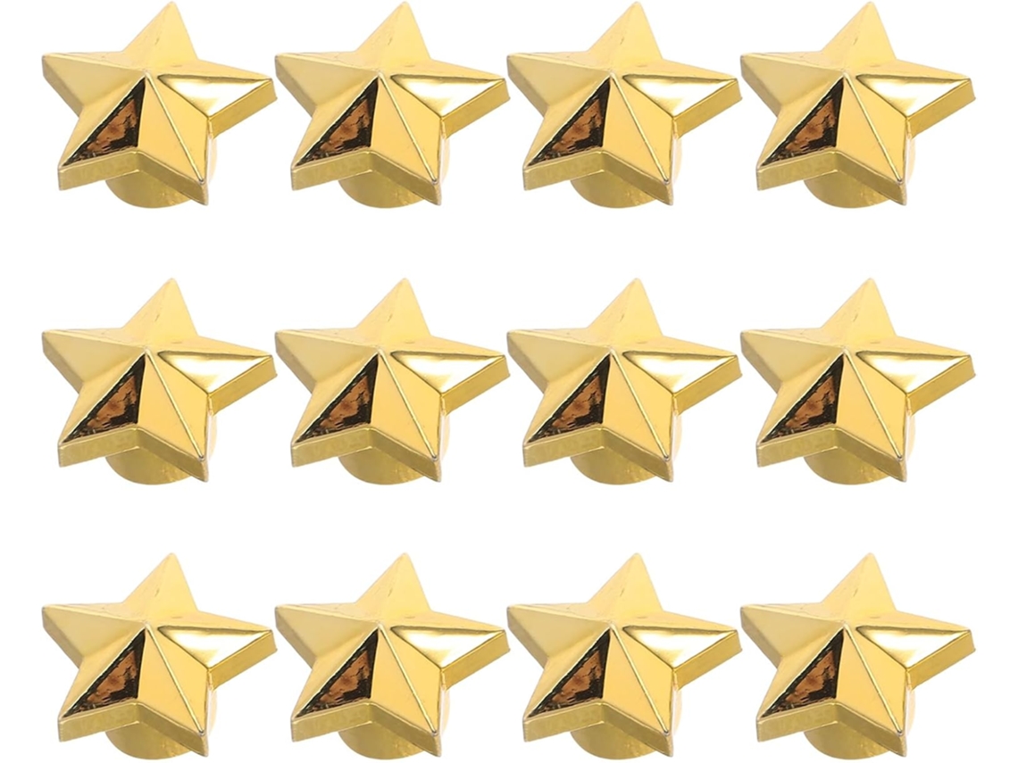 Conjunto De 12 Tampas De Válvula Em Formato De Estrela Para Pneus De Carro, À Prova De Poeira.