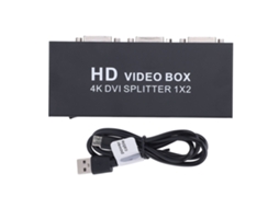 Divisor DVI com uma entrada e duas saídas EOOCOO