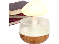 Umidificador Nuvem De Chuva, Gota Água Névoa Refrescante Em Formato Cogumelo 400ml Com Luzes Led