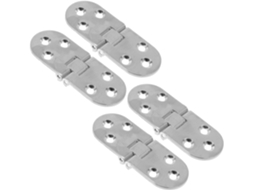 Dobradiça Para Armário, Conjunto De 4 Peças, Resistente, Em Liga