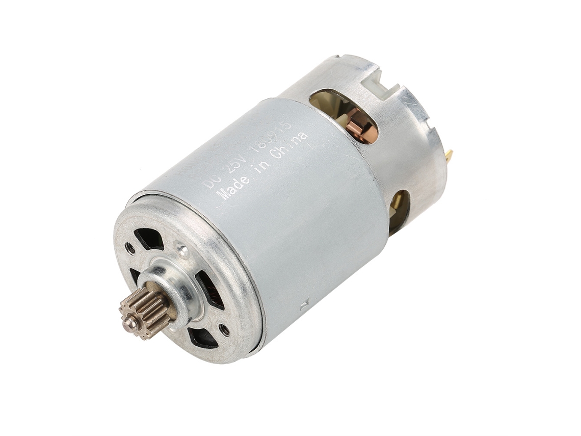 Motor Dc Industrial De Duas Velocidades Com 12 Dentes Para Acessórios De Broca Elétrica 25v