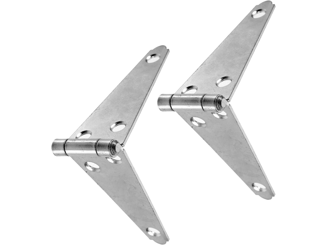 Dobradiças De Alta Resistência Para Portão, Portáteis, Para Cerca De Madeira, 100mm, 2 Peças, Ferro Galvanizado Para Uso