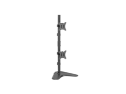 Suporte Vertical Equip 650128 Para 2 Telas 17 32 Preto Capacidade 9kg Ajustável Slowmoose