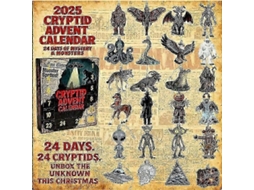 Calendário De Advento Navideño 2025 Decoração Acrílica Estilo Completo 2d Para Presentes Diários E Decoração Festiva Criatura Misteriosa